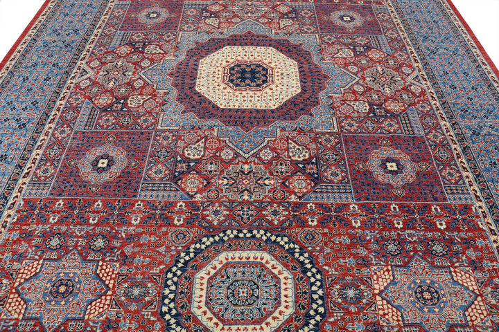Hand Knotted Mamluk Wool Rug 10' 1" x 13' 8" - No. AT89519