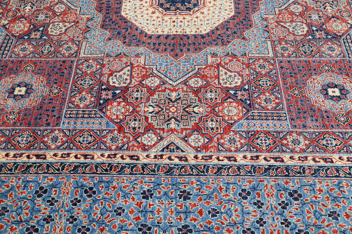 Hand Knotted Mamluk Wool Rug 10' 1" x 13' 8" - No. AT89519