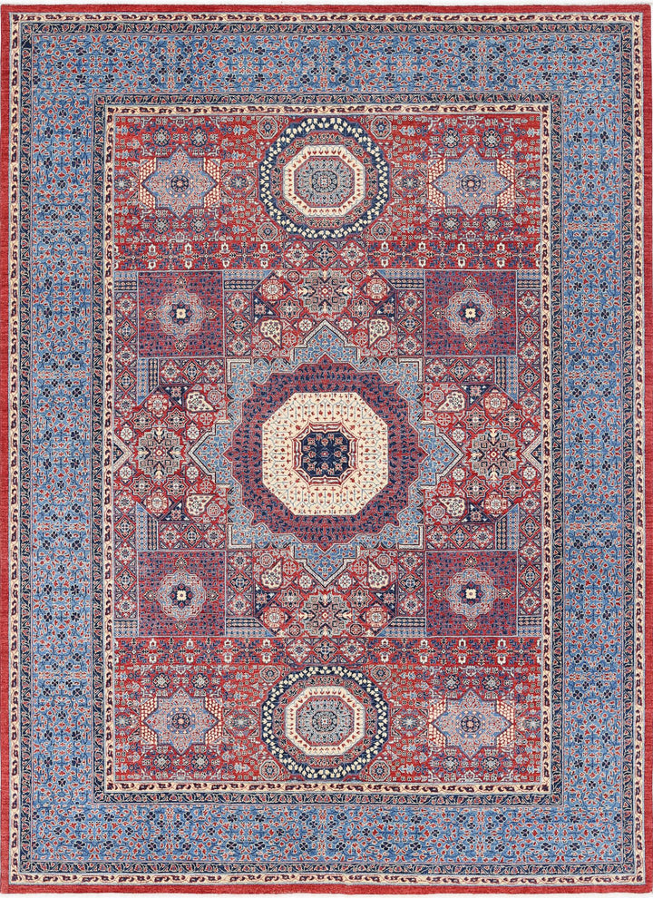 Hand Knotted Mamluk Wool Rug 10' 1" x 13' 8" - No. AT89519