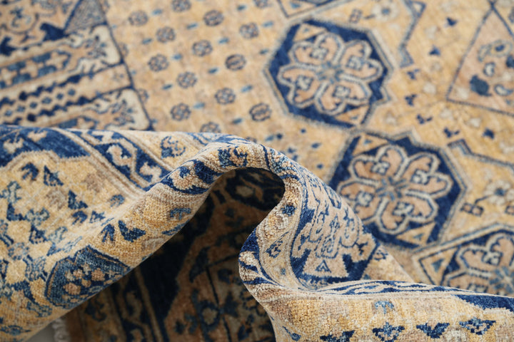 Hand Knotted Mamluk Wool Rug 6' 5" x 9' 4" - No. AT99210