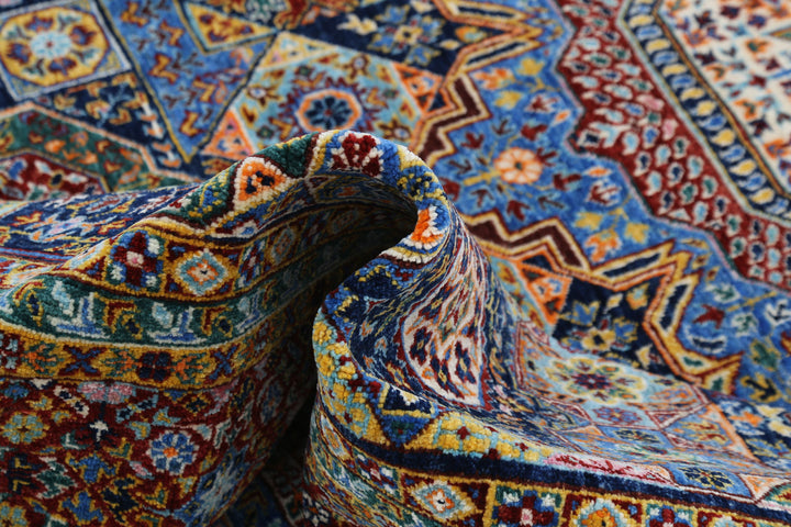 Hand Knotted Mamluk Wool Rug 8' 11" x 12' 1" - No. AT25430