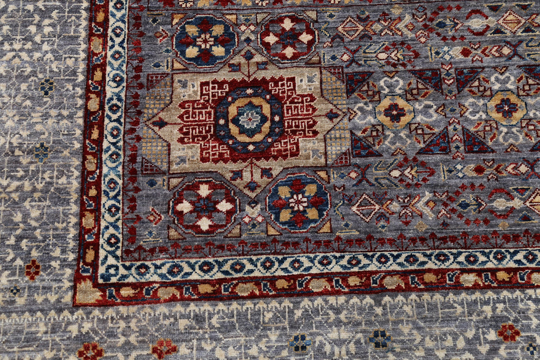 Hand Knotted Mamluk Wool Rug 9' 11" x 14' 0" - No. AT89286