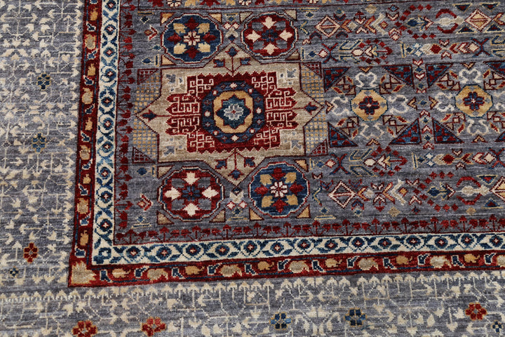 Hand Knotted Mamluk Wool Rug 9' 11" x 14' 0" - No. AT89286