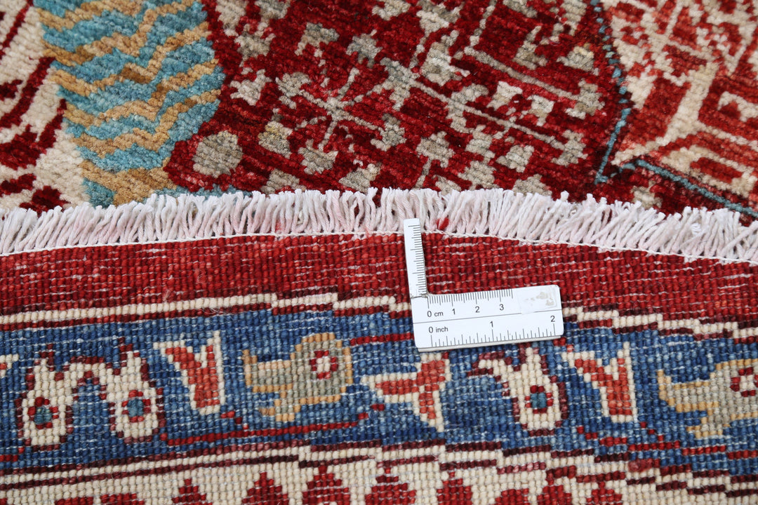 Hand Knotted Mamluk Wool Rug 7' 10" x 7' 11" - No. AT86990