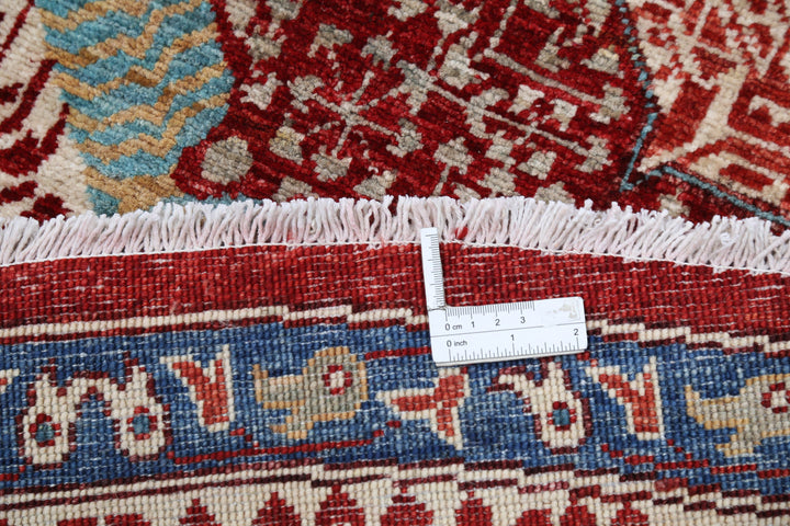 Hand Knotted Mamluk Wool Rug 7' 10" x 7' 11" - No. AT86990