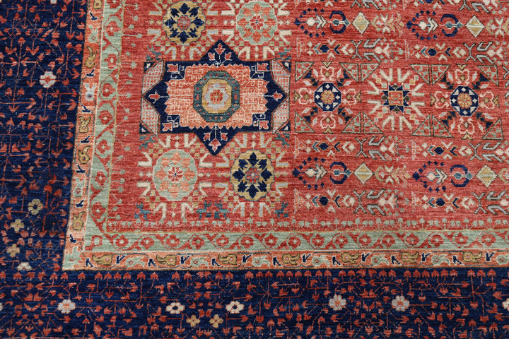 Hand Knotted Fine Mamluk Wool Rug 11' 1" x 15' 7" - No. AT25725