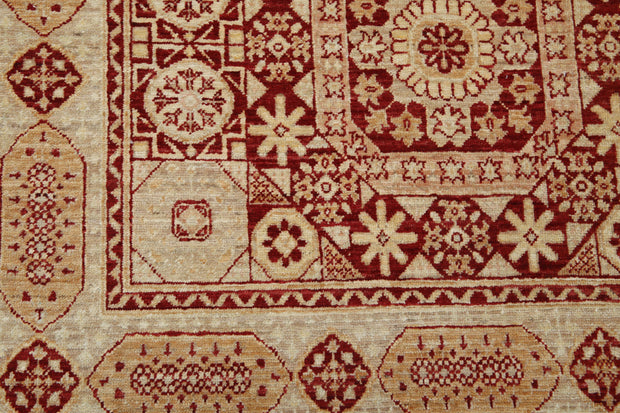 Hand Knotted Fine Mamluk Wool Rug 3' 7" x 11' 3" - No. AT35826