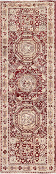 Hand Knotted Fine Mamluk Wool Rug 3' 7" x 11' 3" - No. AT35826