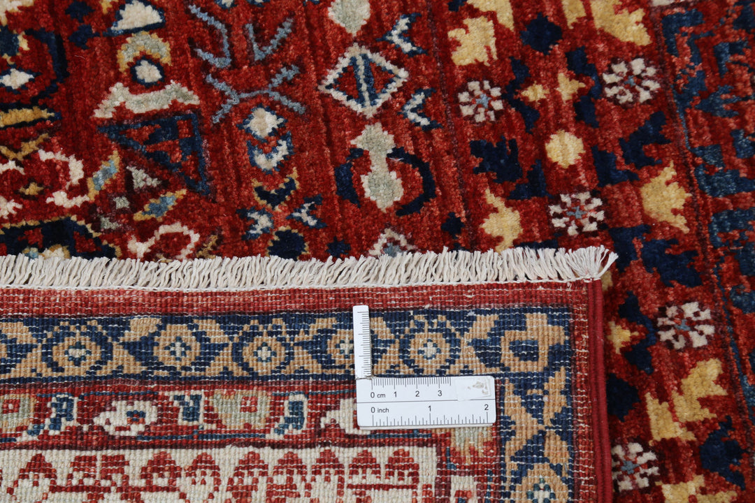 Hand Knotted Fine Mamluk Wool Rug 8' 10" x 12' 2" - No. AT73944