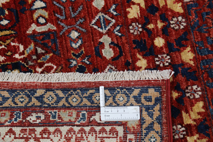 Hand Knotted Fine Mamluk Wool Rug 8' 10" x 12' 2" - No. AT73944