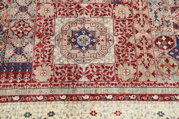 Hand Knotted Fine Mamluk Wool Rug 8' 10" x 12' 2" - No. AT51856