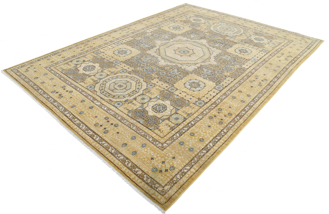 Hand Knotted Fine Mamluk Wool Rug 7' 10" x 10' 10" - No. AT56652