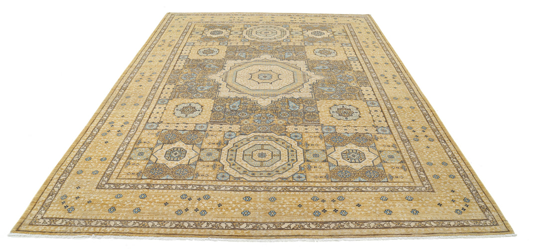 Hand Knotted Fine Mamluk Wool Rug 7' 10" x 10' 10" - No. AT56652