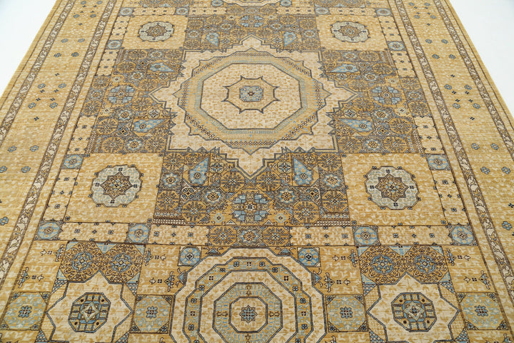 Hand Knotted Fine Mamluk Wool Rug 7' 10" x 10' 10" - No. AT56652