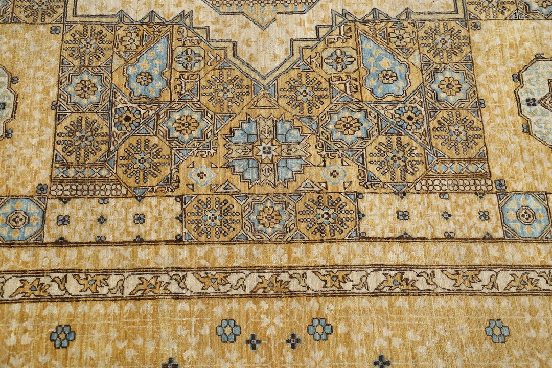 Hand Knotted Fine Mamluk Wool Rug 7' 10" x 10' 10" - No. AT56652