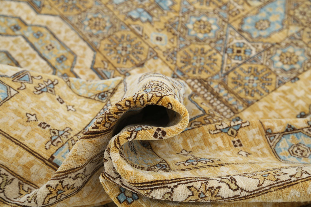 Hand Knotted Fine Mamluk Wool Rug 7' 10" x 10' 10" - No. AT56652