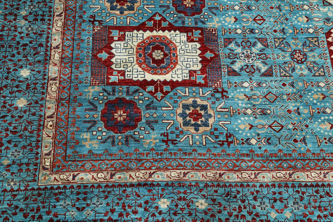 Hand Knotted Fine Mamluk Wool Rug 11' 11" x 17' 5" - No. AT12715
