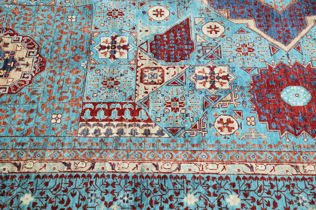 Hand Knotted Fine Mamluk Wool Rug 11' 11" x 17' 5" - No. AT12715