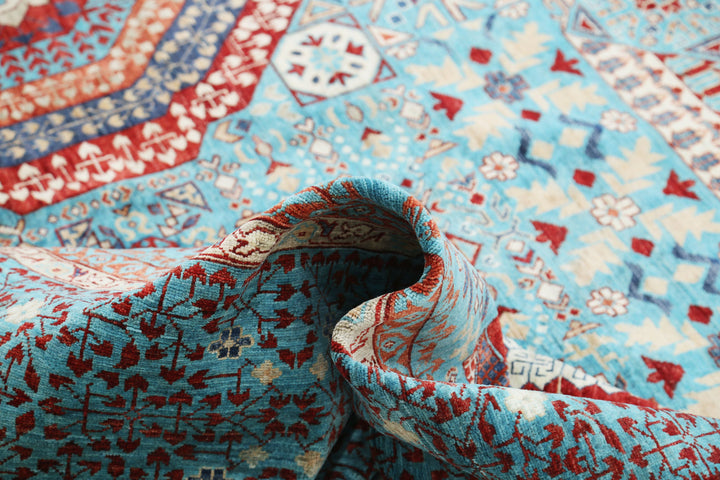 Hand Knotted Fine Mamluk Wool Rug 11' 11" x 17' 5" - No. AT12715