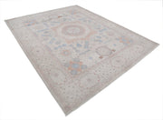 Hand Knotted Fine Mamluk Wool Rug 7' 11" x 9' 9" - No. AT32059