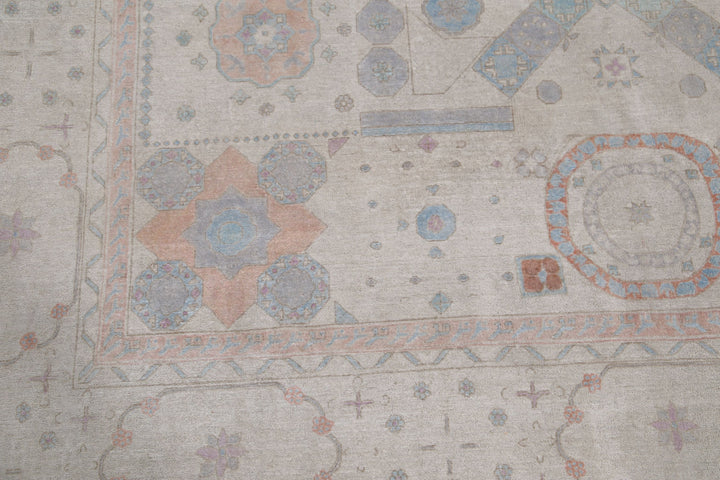 Hand Knotted Fine Mamluk Wool Rug 7' 11" x 9' 9" - No. AT32059