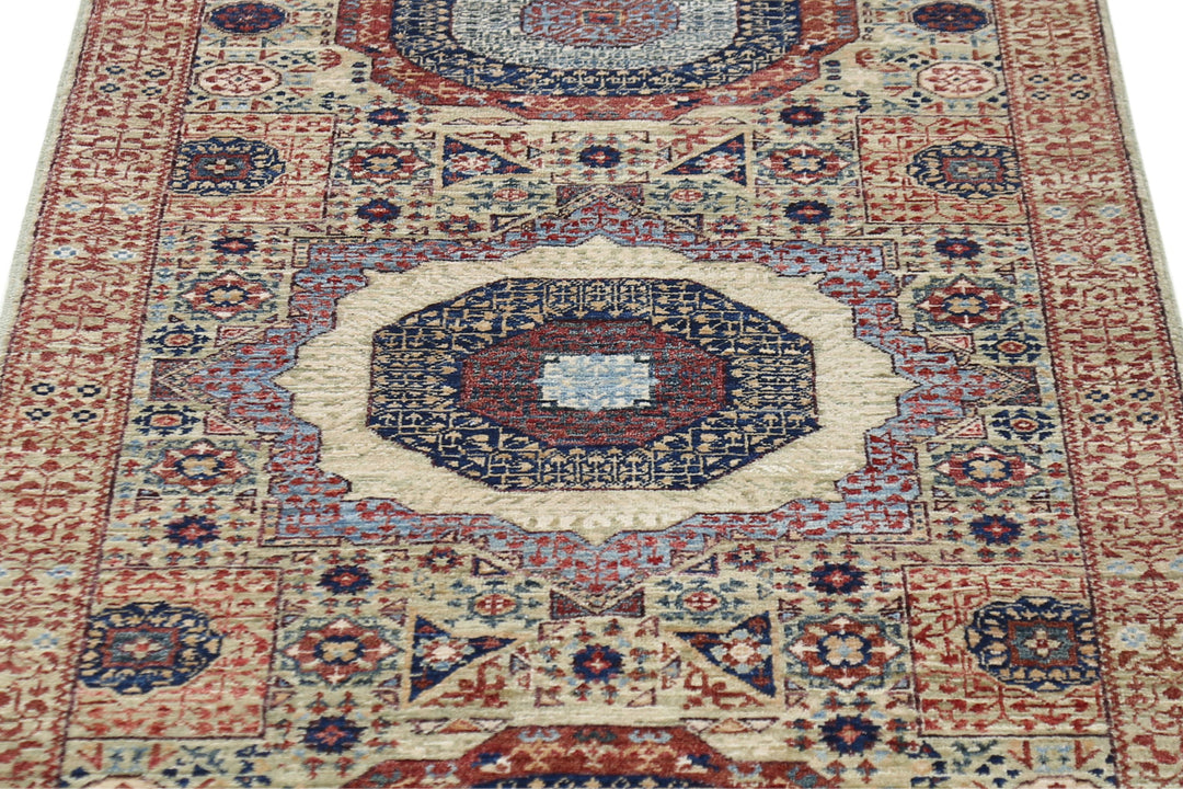 Hand Knotted Fine Mamluk Wool Rug 2' 5" x 17' 3" - No. AT17112