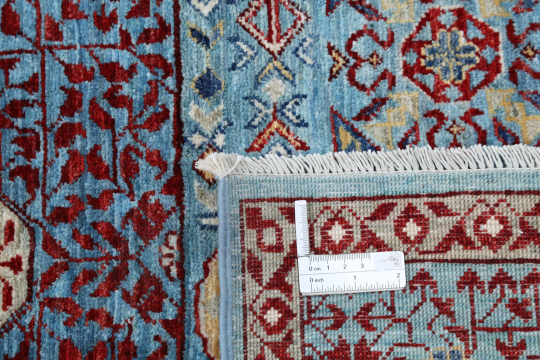 Hand Knotted Fine Mamluk Wool Rug 8' 1" x 9' 10" - No. AT68382