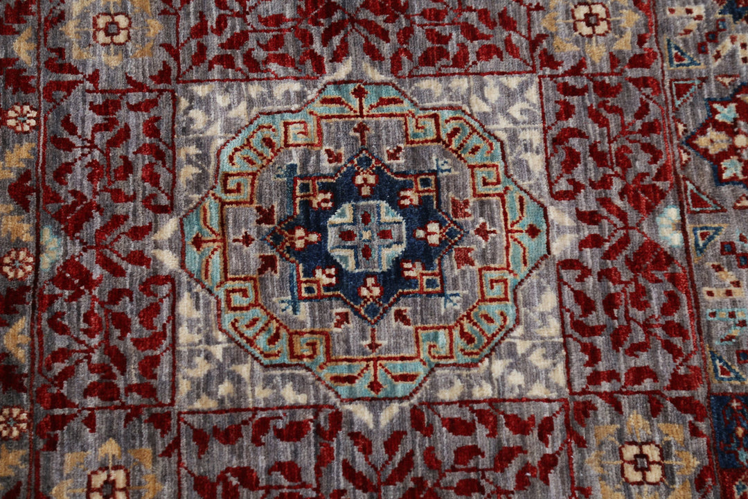 Hand Knotted Fine Mamluk Wool Rug 8' 9" x 12' 3" - No. AT26249