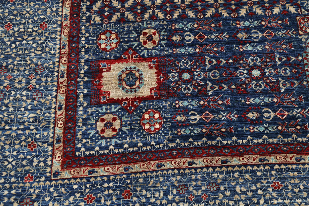 Hand Knotted Fine Mamluk Wool Rug 9' 11" x 13' 11" - No. AT83740