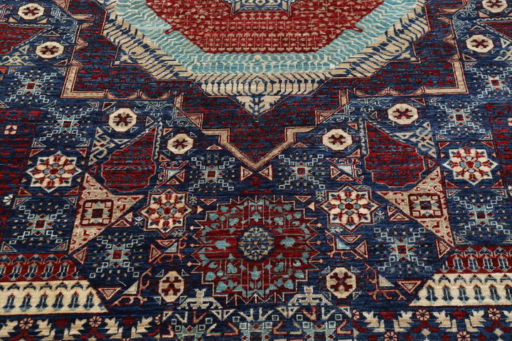Hand Knotted Fine Mamluk Wool Rug 9' 11" x 13' 11" - No. AT83740
