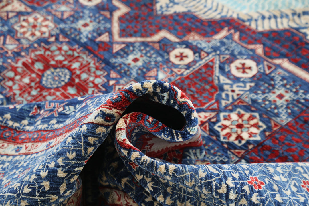 Hand Knotted Fine Mamluk Wool Rug 9' 11" x 13' 11" - No. AT83740