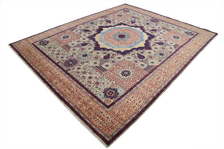Hand Knotted Fine Mamluk Wool Rug 8' 3" x 10' 3" - No. AT45360