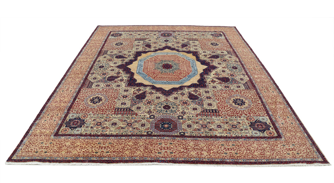 Hand Knotted Fine Mamluk Wool Rug 8' 3" x 10' 3" - No. AT45360