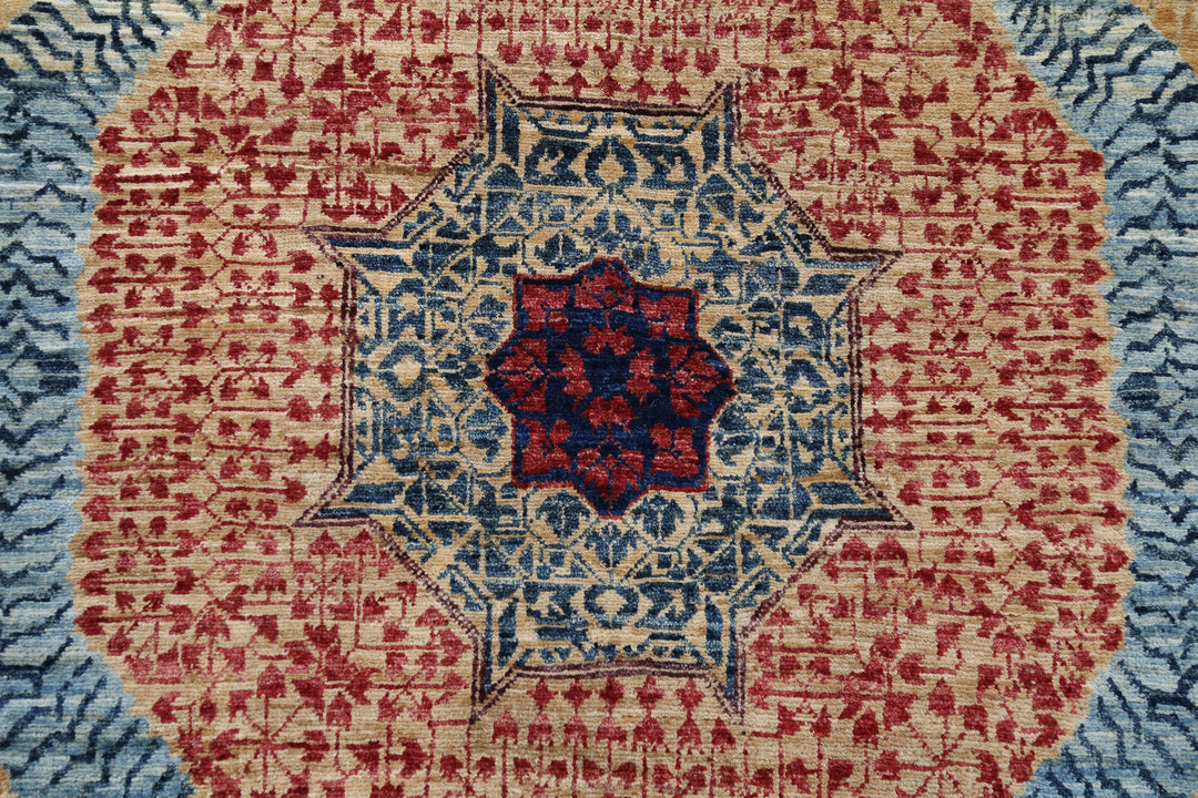 Hand Knotted Fine Mamluk Wool Rug 8' 3" x 10' 3" - No. AT45360