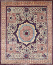 Hand Knotted Fine Mamluk Wool Rug 8' 3" x 10' 3" - No. AT45360