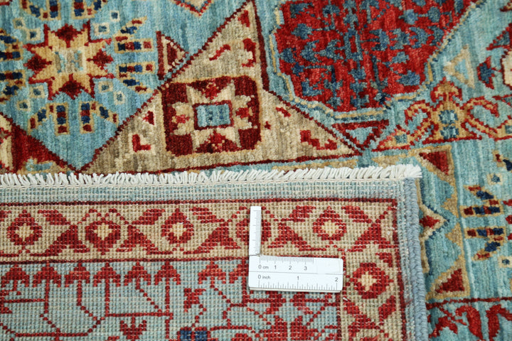 Hand Knotted Fine Mamluk Wool Rug 7' 11" x 9' 11" - No. AT41948
