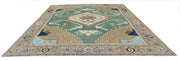 Hand Knotted Vintage Persian Meshkabad Wool Rug 11' 10" x 14' 6" - No. AT11357