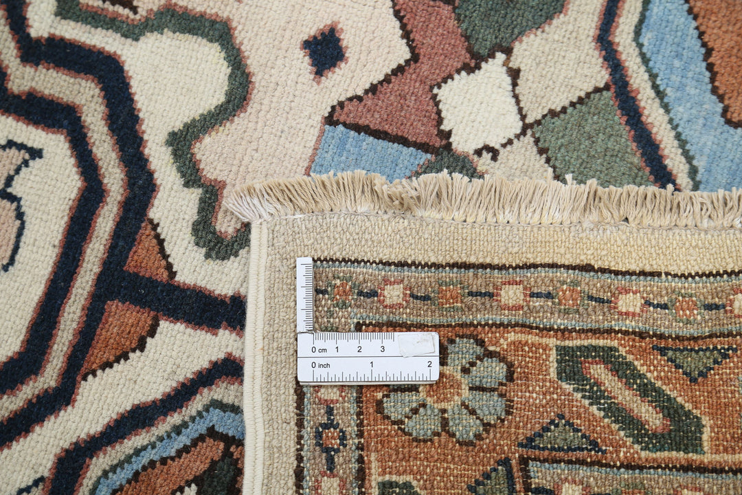 Hand Knotted Vintage Persian Meshkabad Wool Rug 12' 0" x 15' 2" - No. AT49597