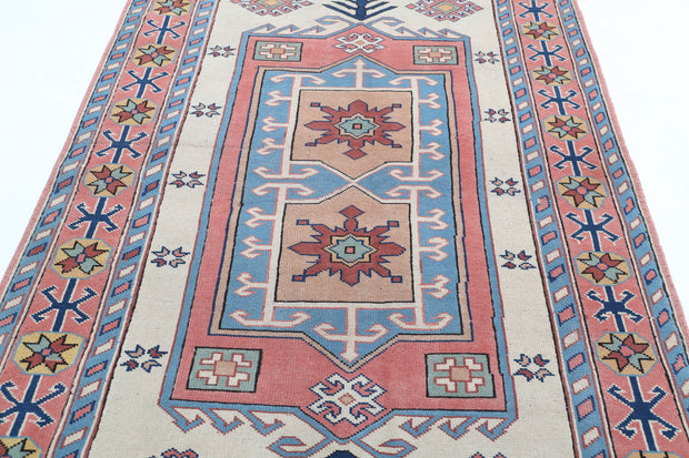 Hand Knotted Vintage Turkish Milas Wool Rug 5' 2" x 7' 11" - No. AT46875