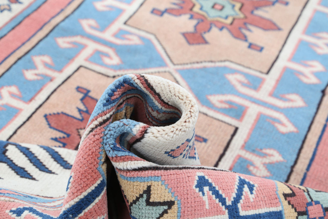 Hand Knotted Vintage Turkish Milas Wool Rug 5' 2" x 7' 11" - No. AT46875