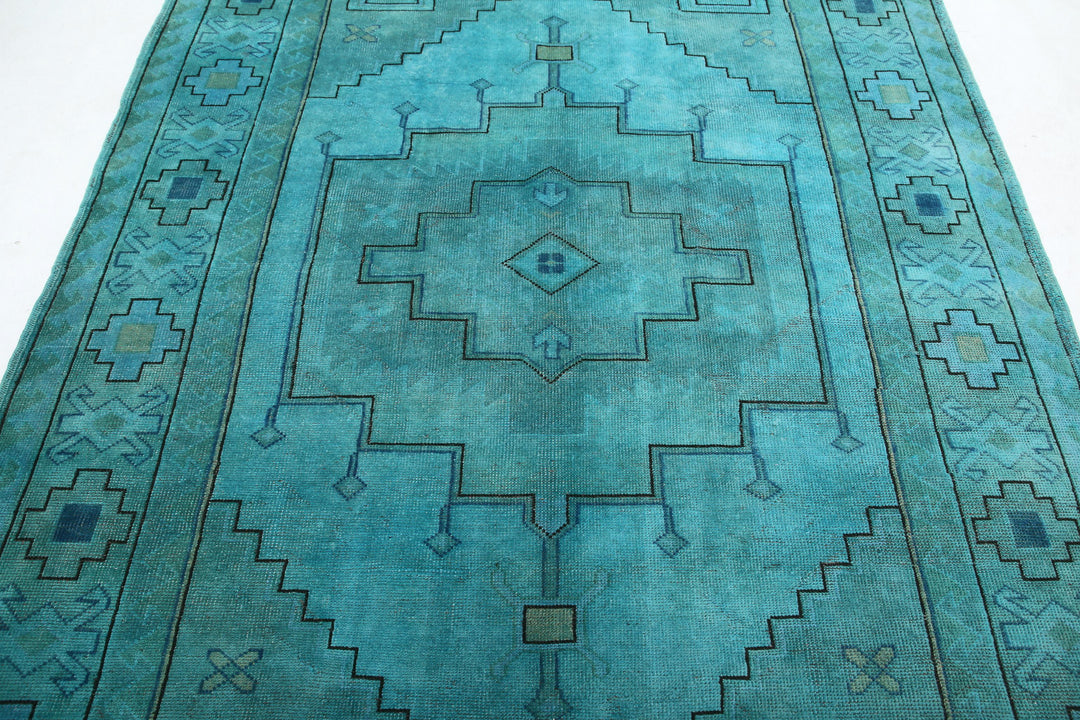 Hand Knotted Vintage Turkish Milas Wool Rug 6' 3" x 9' 1" - No. AT83924