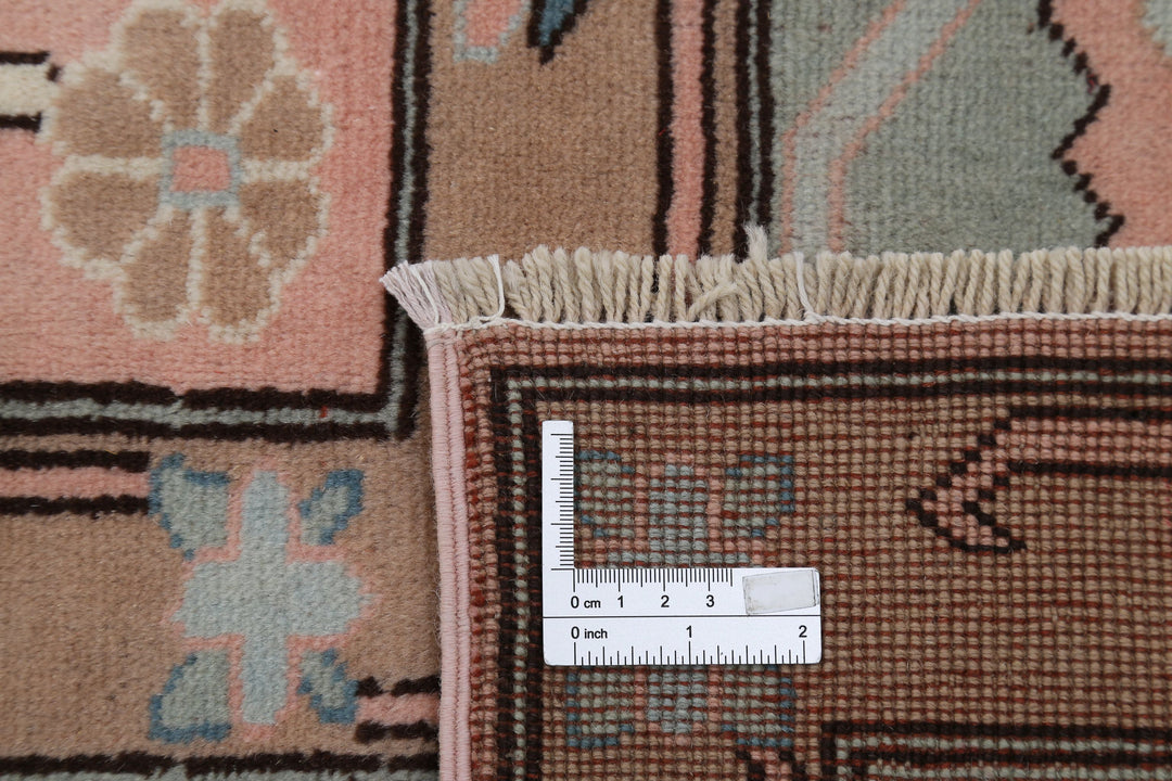 Hand Knotted Vintage Turkish Milas Wool Rug 8' 9" x 11' 6" - No. AT82305