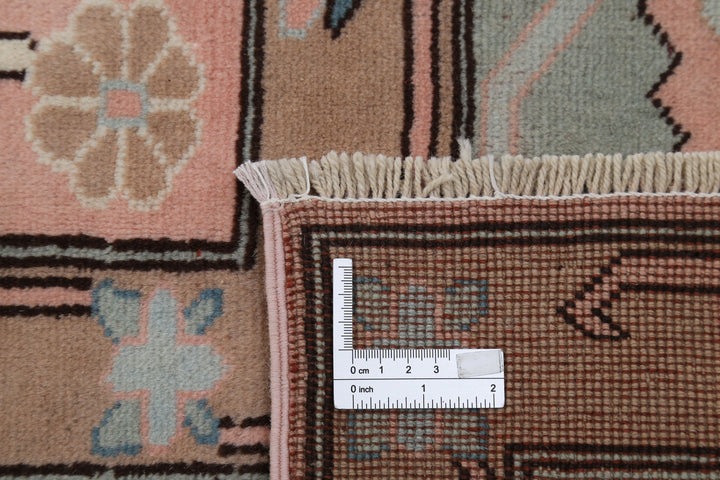 Hand Knotted Vintage Turkish Milas Wool Rug 8' 9" x 11' 6" - No. AT82305