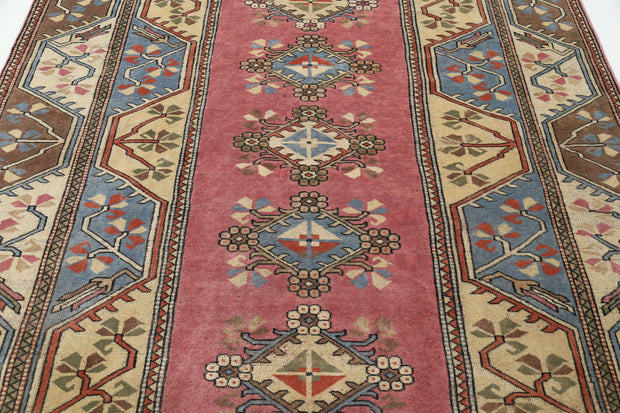 Hand Knotted Vintage Turkish Milas Wool Rug 6' 9" x 9' 3" - No. AT28787