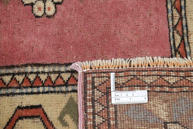 Hand Knotted Vintage Turkish Milas Wool Rug 6' 9" x 9' 3" - No. AT28787