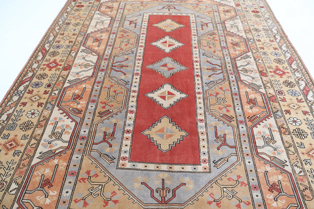Hand Knotted Vintage Turkish Milas Wool Rug 8' 4" x 12' 4" - No. AT44105