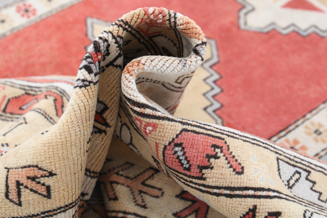 Hand Knotted Vintage Turkish Milas Wool Rug 8' 4" x 12' 4" - No. AT44105