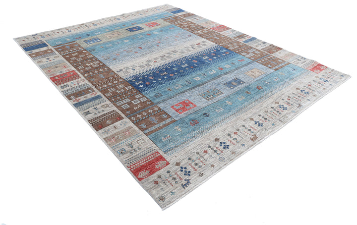 Hand Knotted Modcar Wool Rug 8' 0" x 9' 7" - No. AT51344