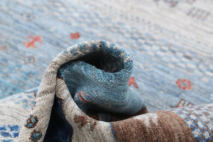 Hand Knotted Modcar Wool Rug 8' 0" x 9' 7" - No. AT51344