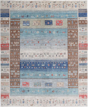 Hand Knotted Modcar Wool Rug 8' 0" x 9' 7" - No. AT51344
